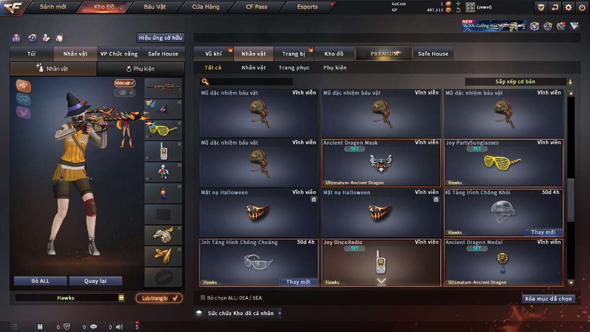 shop acc cf uy tin gia re